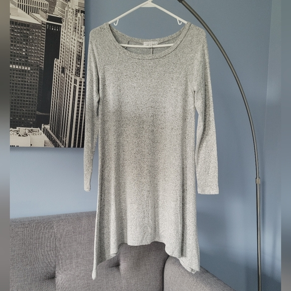 Grey Long Sleeve Dress | Size Small | Moa Moa - Picture 2 of 6